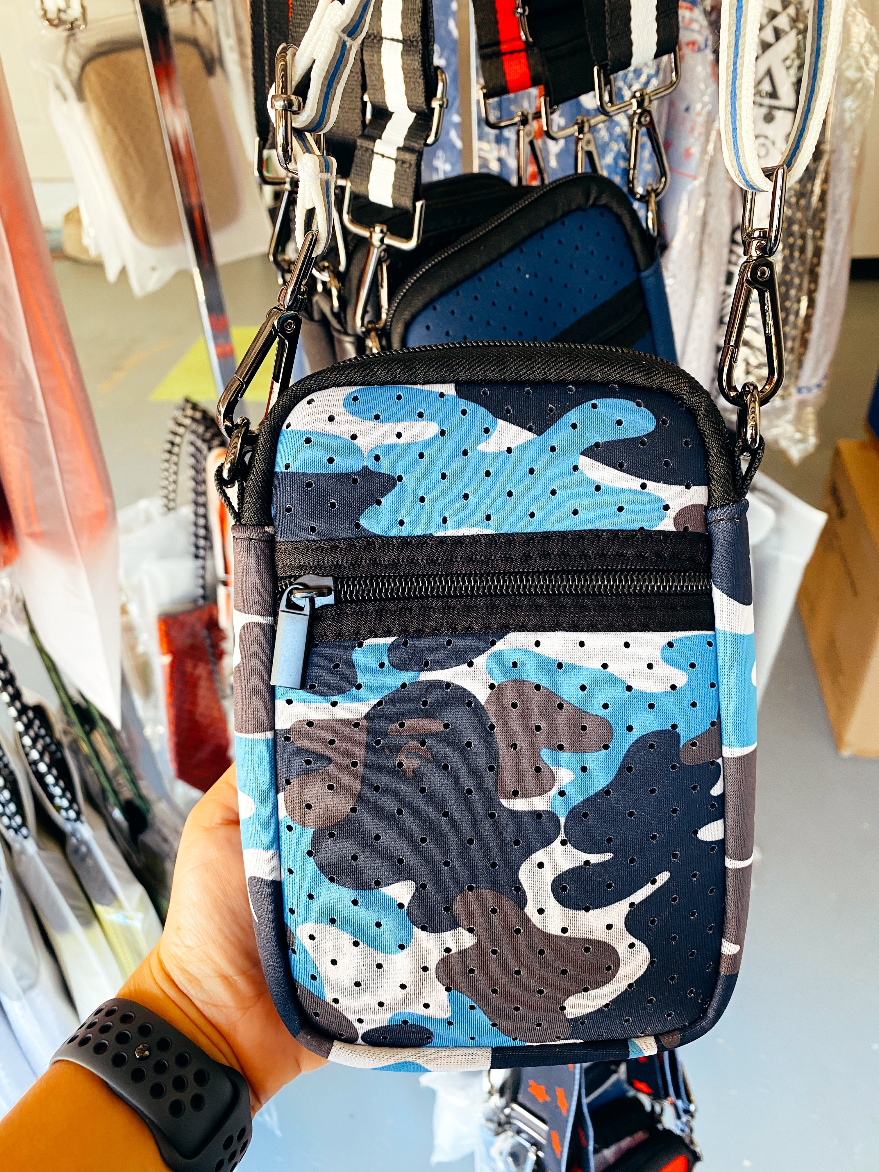 Blue Camo PhoneBag