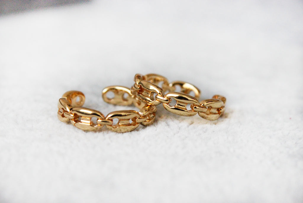 Gold Chain Ring