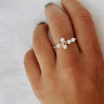 Pearl Cross Ring